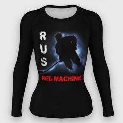 Женский рашгард 3D Rus red machine