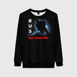 Женский свитшот 3D Rus red machine