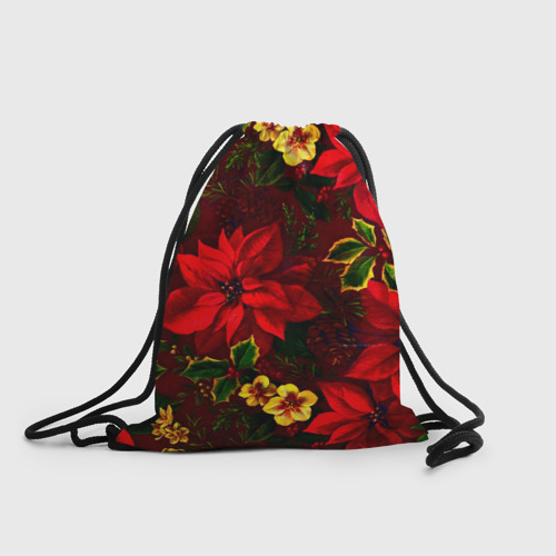 Рюкзак-мешок 3D Цветы
