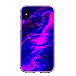 Чехол для iPhone XS Max матовый Глянцевые краски