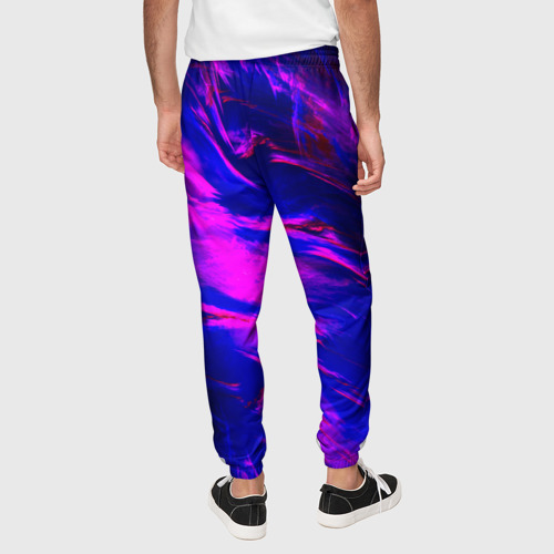 Мужские брюки 3D Глянцевые краски, цвет 3D печать - фото 5