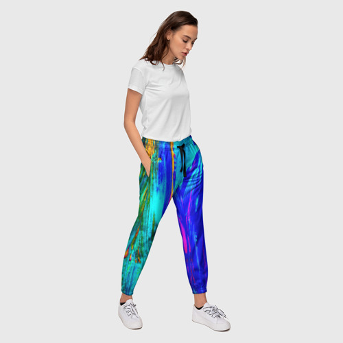 Женские брюки 3D Разводы красок - фото 5