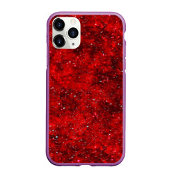 Чехол для iPhone 11 Pro Max матовый Red Star