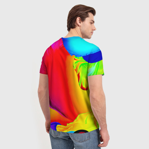 Мужская футболка 3D Краска, цвет 3D печать - фото 4