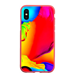 Чехол для iPhone XS Max матовый Краска