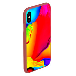 Чехол для iPhone XS Max матовый Краска - фото 2