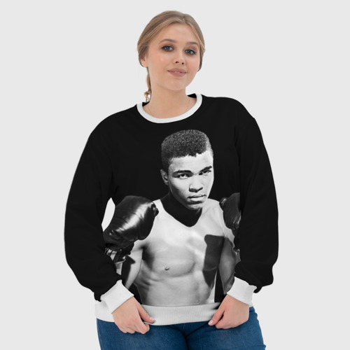 Женский свитшот 3D Muhammad ali 2 - фото 6