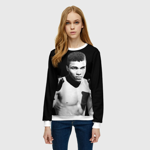 Женский свитшот 3D Muhammad ali 2 - фото 3