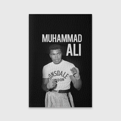 Обложка для паспорта матовая кожа Muhammad Ali