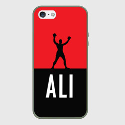 Чехол для iPhone 5/5S матовый Muhammad Ali 3