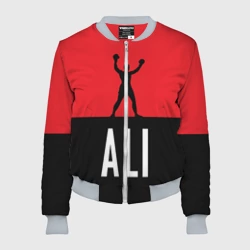 Женский бомбер 3D Muhammad Ali 3