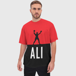 Мужская футболка oversize 3D Muhammad Ali 3 - фото 2