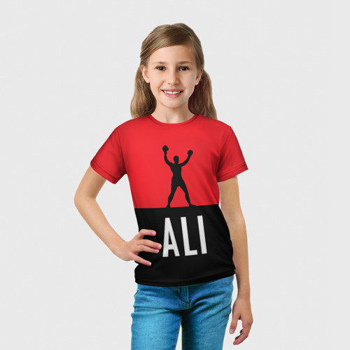 Детская футболка 3D Muhammad Ali 3, цвет 3D печать - фото 5