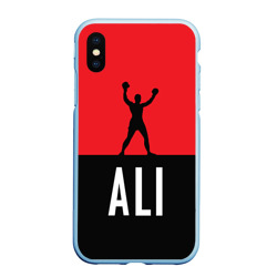 Чехол для iPhone XS Max матовый Muhammad Ali 3