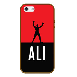 Чехол для iPhone 5/5S матовый Muhammad Ali 3