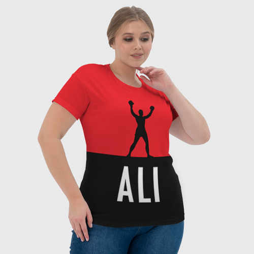 Женская футболка 3D Muhammad Ali 3, цвет 3D печать - фото 6