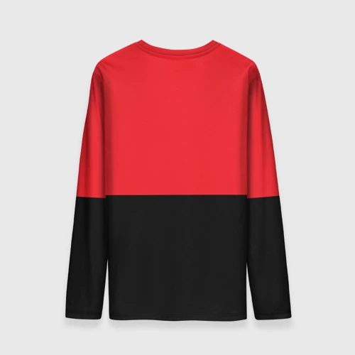 Мужской лонгслив 3D с принтом Muhammad Ali 3, вид сзади #1