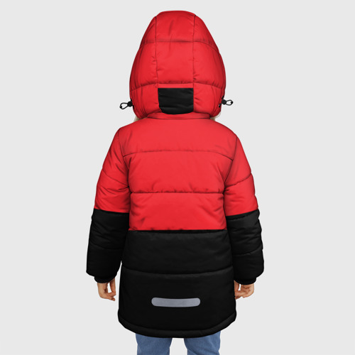 Зимняя куртка для девочек 3D Muhammad Ali 3, цвет красный - фото 4