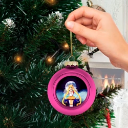 Ёлочный шар стеклянный/пластиковый Сейлор Мун - фото 2