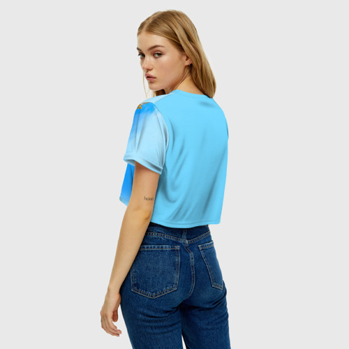 Женская футболка Crop-top 3D Сейлор Мун, цвет 3D печать - фото 5