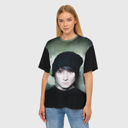 Женская футболка oversize 3D Zemfira - фото 2