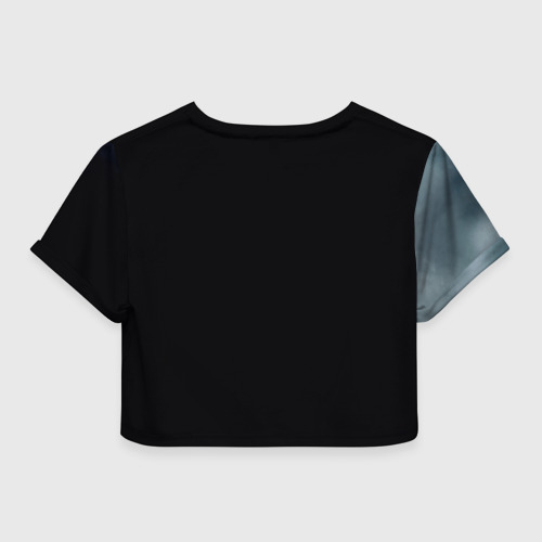 Женская футболка Crop-top 3D Земфира, цвет 3D печать - фото 2
