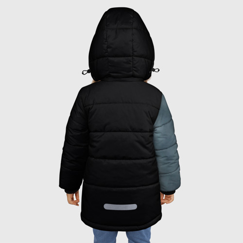 Зимняя куртка для девочек 3D Земфира, цвет черный - фото 4