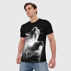Мужская футболка 3D Земфира - фото 2
