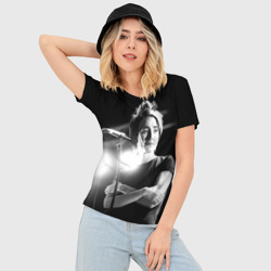 Женская футболка 3D Slim Земфира - фото 2