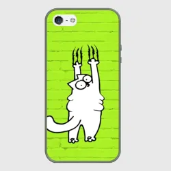 Чехол для iPhone 5/5S матовый Simon's cat 3