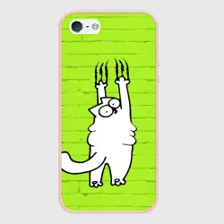 Чехол для iPhone 5/5S матовый Simon's cat 3