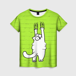 Женская футболка 3D Simon's cat 3