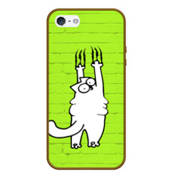 Чехол для iPhone 5/5S матовый Simon's cat 3