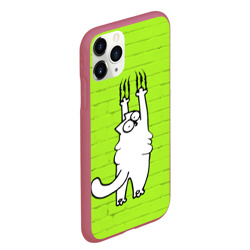 Чехол для iPhone 11 Pro Max матовый Simon's cat 3 - фото 2