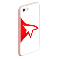 Чехол для iPhone 5/5S матовый Mirror's Edge - лого игры про паркур - фото 2