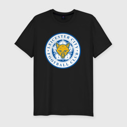 Лестер Сити – Мужская футболка хлопок Slim с принтом купить