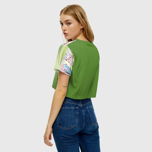 Женская футболка Crop-top 3D Джейми Варди, цвет 3D печать - фото 5