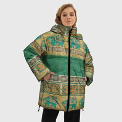Женская зимняя куртка Oversize Орнамент - фото 2