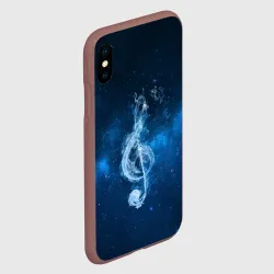 Чехол для iPhone XS Max матовый Космическая музыка - фото 2