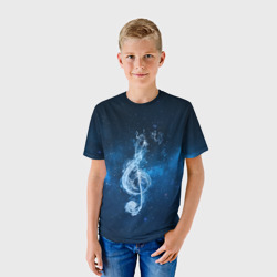 Детская футболка 3D Космическая музыка - фото 2