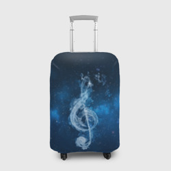 Чехол для чемодана 3D Космическая музыка
