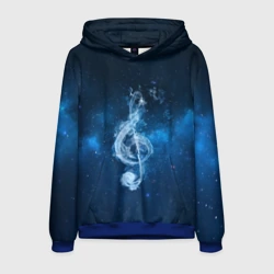 Мужская толстовка 3D Космическая музыка