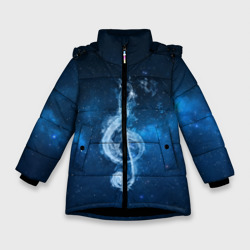 Зимняя куртка для девочек 3D Космическая музыка