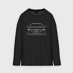 Мужской лонгслив oversize хлопок Audi