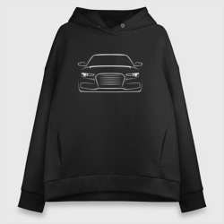 Женское худи Oversize хлопок Audi