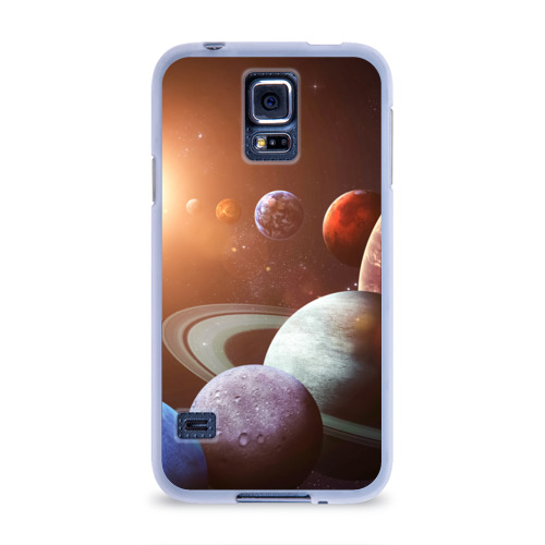 Чехол для Samsung Galaxy S5 силиконовый Планеты солнечной системы Фото 01 Чехол для Samsung Galaxy S5 силиконовый Планеты солнечной системы Фото 01