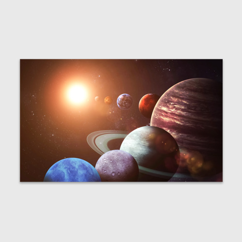 Бумага для упаковки 3D Планеты солнечной системы