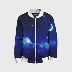 Детский бомбер 3D Звёздное небо