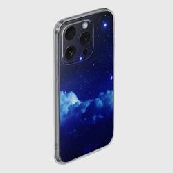 Чехол для iPhone 15 Pro силиконовый с защитой камеры Звёздное небо - фото 2