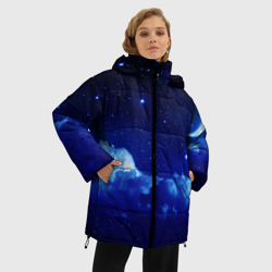 Женская зимняя куртка Oversize Звёздное небо - фото 2